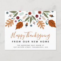 Flytta för höstfälla Thanksgiving