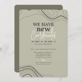 Flytta för moderna nya koordinater för Grönt Meddelande