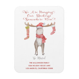 Flytta för Vi har flyttat av Helgdag i julklapp Magnet