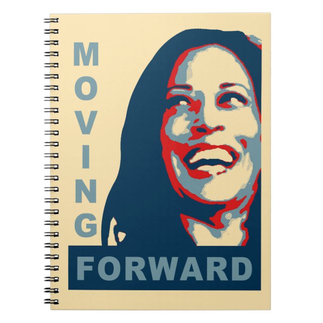 FLYTTA FOWARD KAMALA HARRIS 2024 ANTECKNINGSBOK (Framsidan)