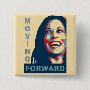 FLYTTA FOWARD - Kamala Harris för president 2024 Knapp