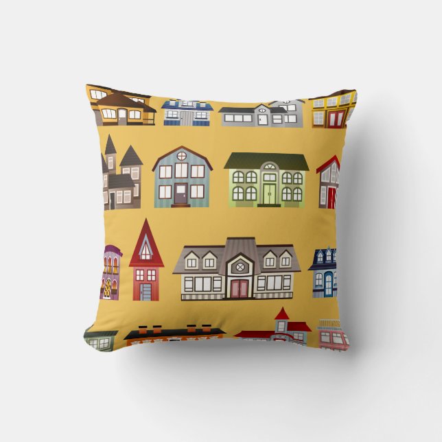 Flytta House New Home personlig Kudde (Framsida)