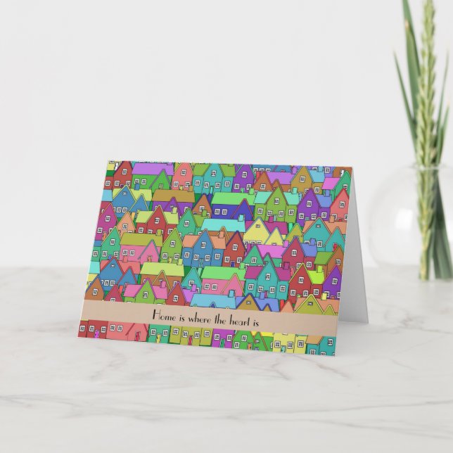 Flytta House New Home personlig Meddelande (Framsida)