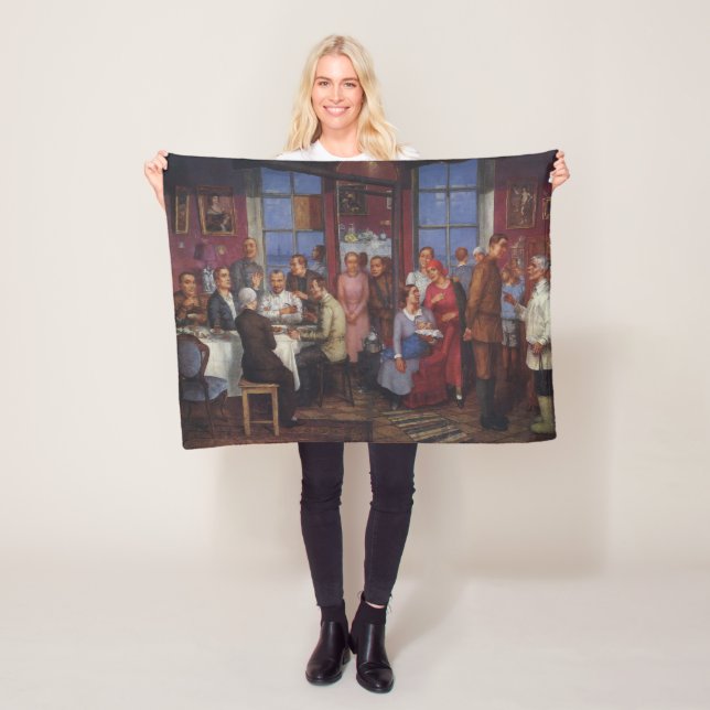 Flytta House Party Fleecefilt (På plats)