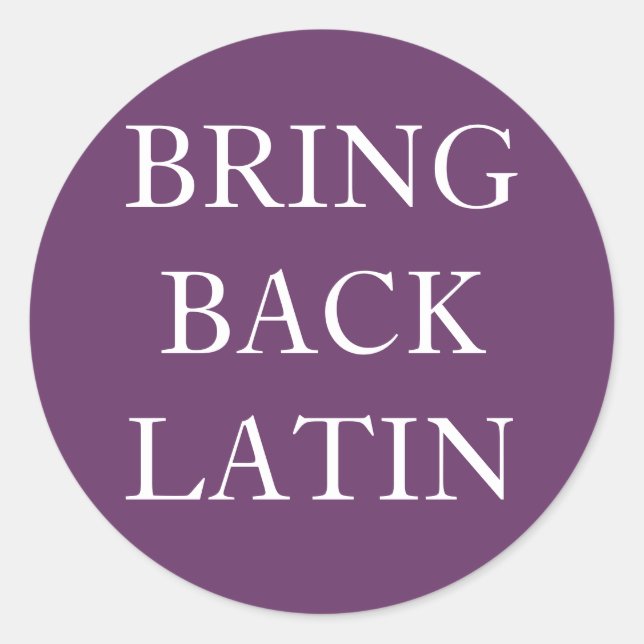 Flytta latinska etiketter bakåt (Framsida)