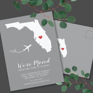 Flytta Meddelande Delstat Florida-postkort Vykort
