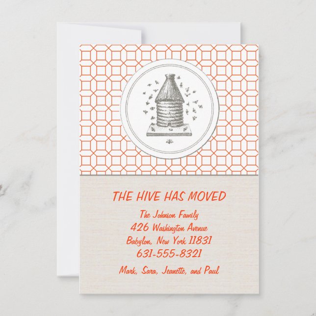 Flytta Meddelande | Hive | Orange (Framsida)