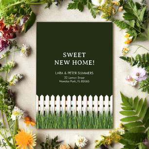 Flytta Meddelande med vit betesstaket