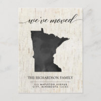 Flytta-meddelande, Minnesota state rustic