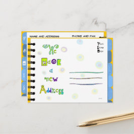 Flytta Meddelande om Adress Bok F-J-vykort