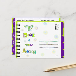 Flytta Meddelande om Adress Bok P-T-vykort Vykort