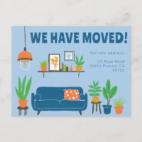 Flytta Meddelande om Adress Cute Living Room Soffa