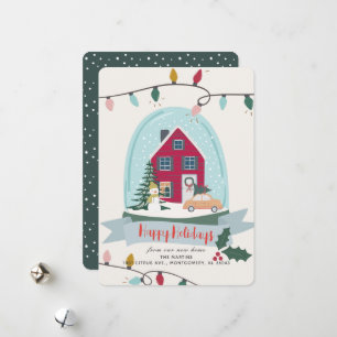 Flytta  Meddelande om Juldagen Snö Globe