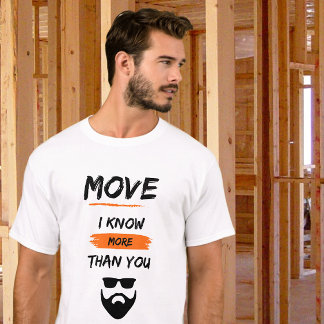 Flytta mig mer än du Fars dag T Shirt