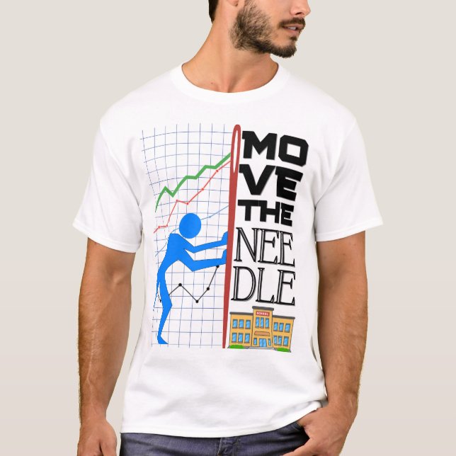 Flytta Nål T-Shirt (Framsida)