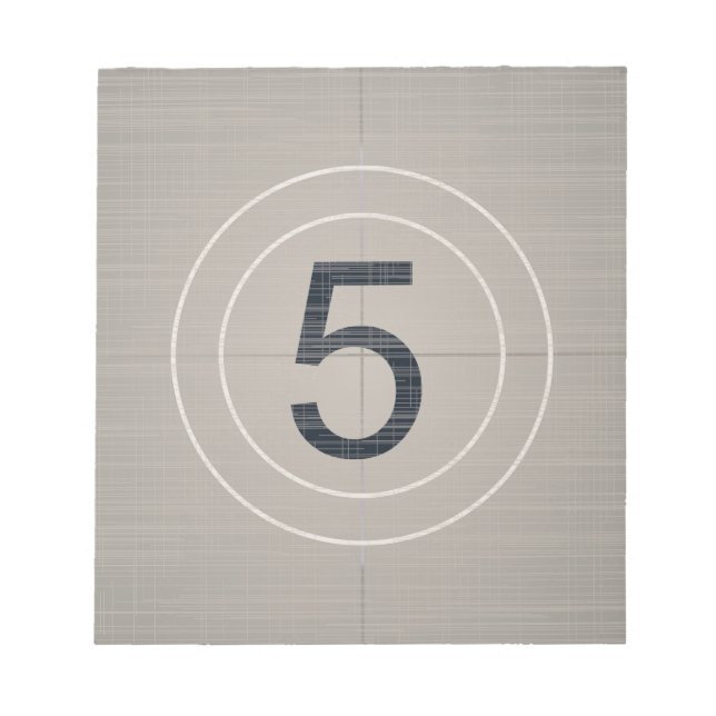 Flytta nedräkning anteckningsblock (Framsida)