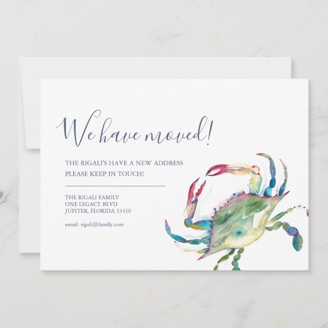 Flytta om byte av Adress Beach Meddelande (Framsida)