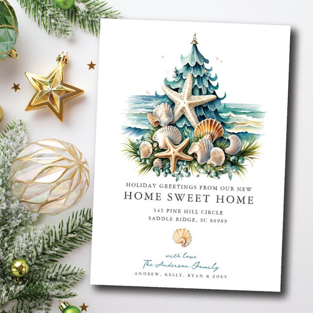 Flytta om sjösidig Helgdag vid jul Meddelande (Skapare uppladdad)