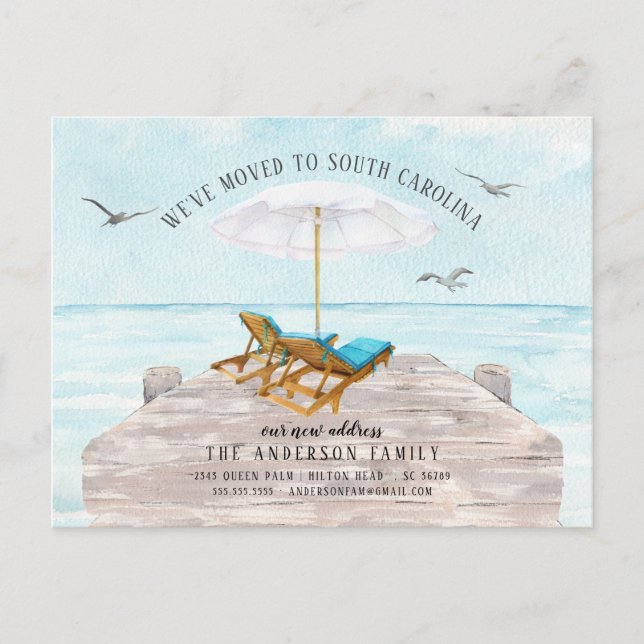 Flytta om Tropiska havet Vykort (Framsida)