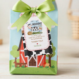 Flytta över favoritstreck över födelsedag presentetikett