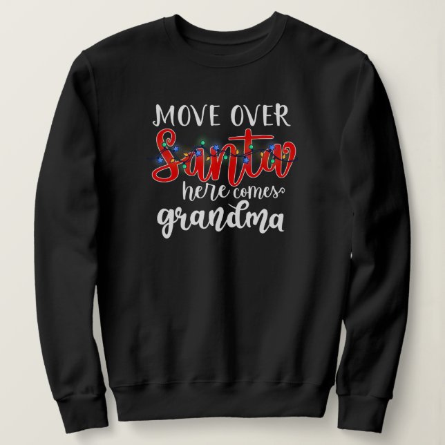 Flytta över tomten här kommer mormor t shirt (Design framsida)