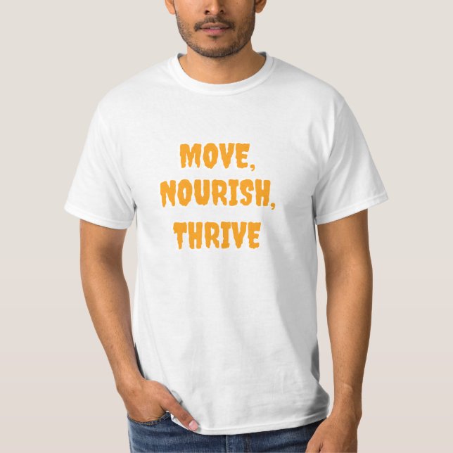 Flytta på dig, närliggande gym t shirt (Framsida)