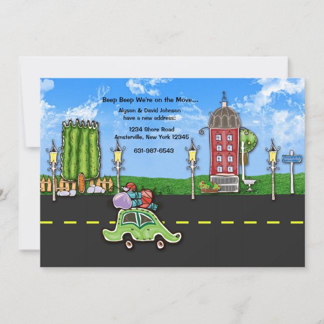 Flytta på - Flytta tillkännagivande Meddelande (Framsida)