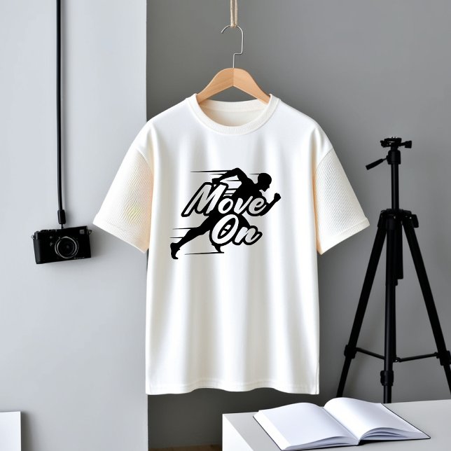 Flytta på rörelse som kör T-Shirt (Skapare uppladdad)