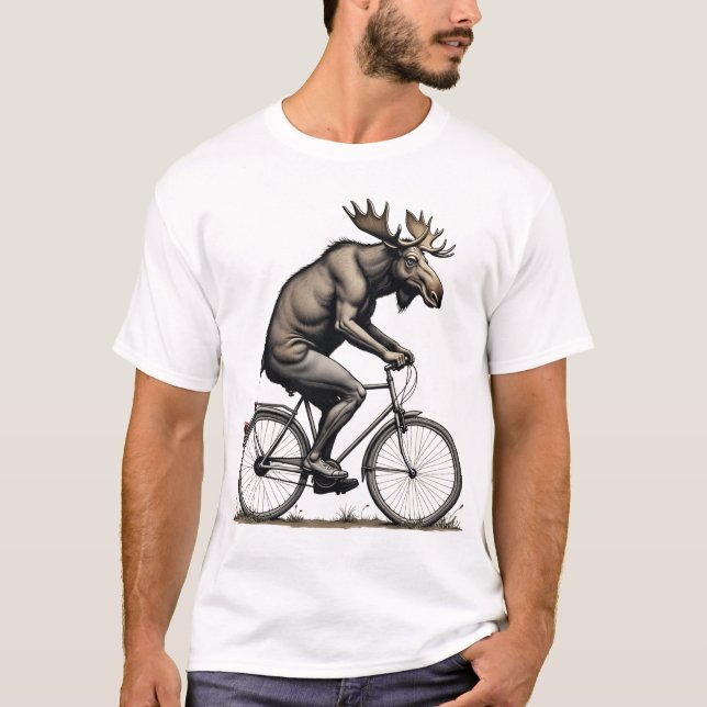 Flytta - Quirky Bicycle T-Shirt 4 (Framsida)