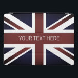 Flytta sig mycket långsamt engelsk facklig iPad pro skydd<br><div class="desc">För jackflagga för vintage flytta sig mycket långsamt brittisk facklig anpassningsbar 12, 9 det pro fodral för Apple iPad. Beställnings- tablet- och datortillbehör med UK-flagga av United Kingdom, Storbritannien, England. Design för look för engelskapride gammal urblekt. Noveltytabletgåvor för honom eller henne. Upload ditt egna foto avbildar eller den grafiska logotypen...</div>