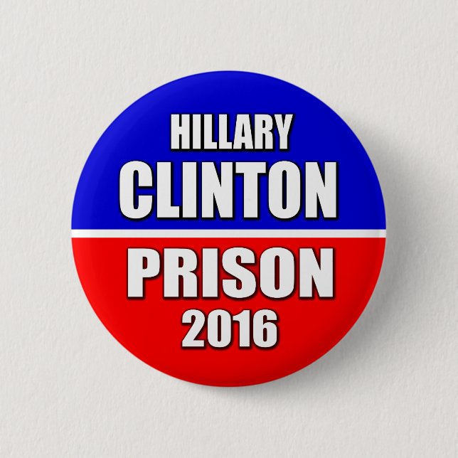 "Flytta sig mycket långsamt HILLARY CLINTON Knapp (Framsida)