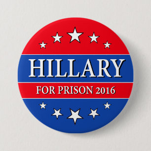 "Flytta sig mycket långsamt HILLARY FÖR FÄNGELS Knapp