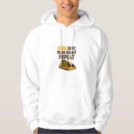 Flytta Smuts Tjäna Pengar Upprepa Operatör Hoodie