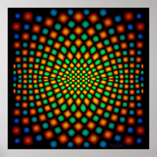 Flytta Snake Skin Optical Illusion Poster