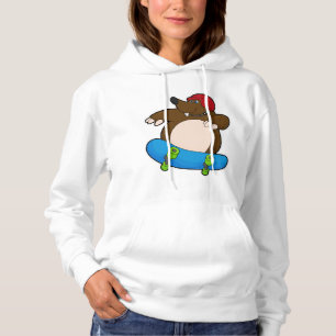 Flytta som Skater med Skateboard och Helmet T Shirt
