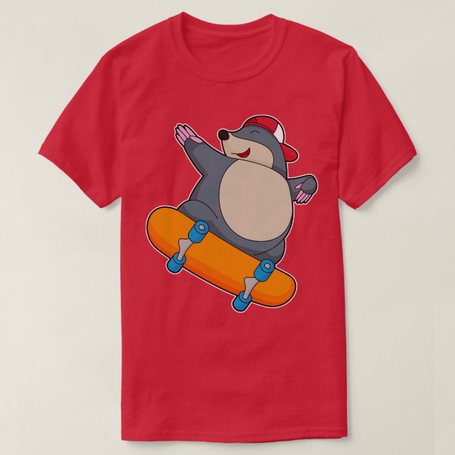 Flytta som Skater med Skateboard T Shirt (Design framsida)