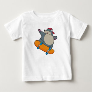 Flytta som Skater med Skateboard T Shirt