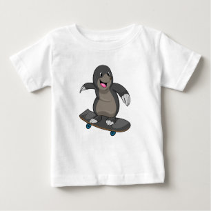 Flytta som Skater med Skateboard T Shirt