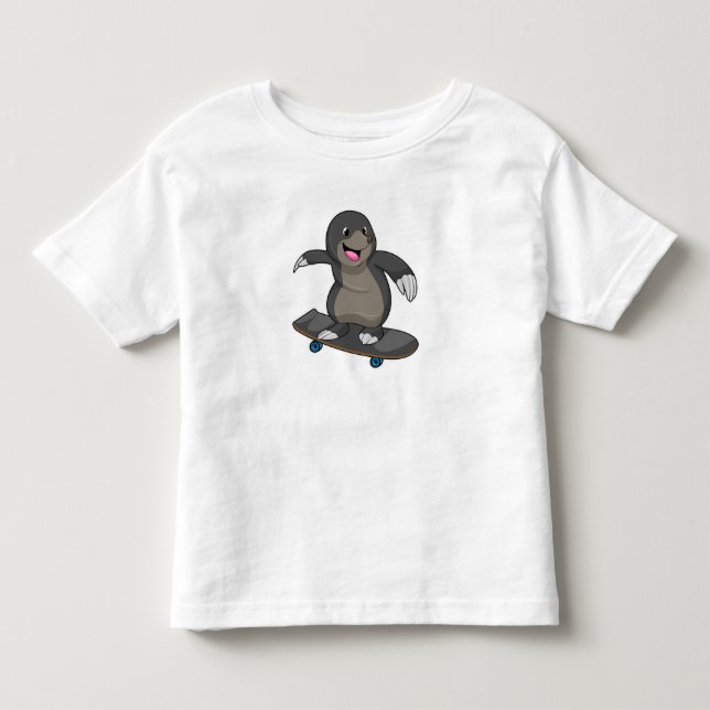 Flytta som Skater med Skateboard T Shirt (Framsida)
