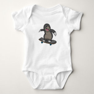 Flytta som Skater med Skateboard T Shirt