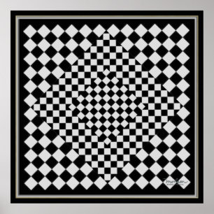 Flytta Svarta havet och Silver Bild Poster