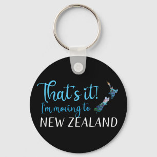 FLYTTA TILL NYA ZEALAND KIWI PAUA NYCKELRING