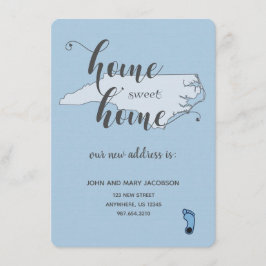 Flytta till Nytt adress hemsött hemmet Inbjudningar