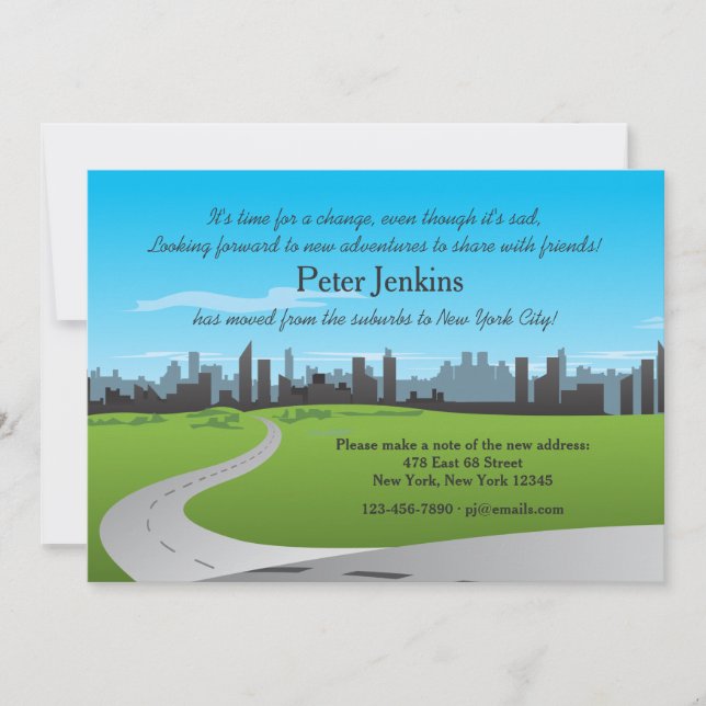 Flytta till stadsmiljöns Flytta Meddelande (Framsida)