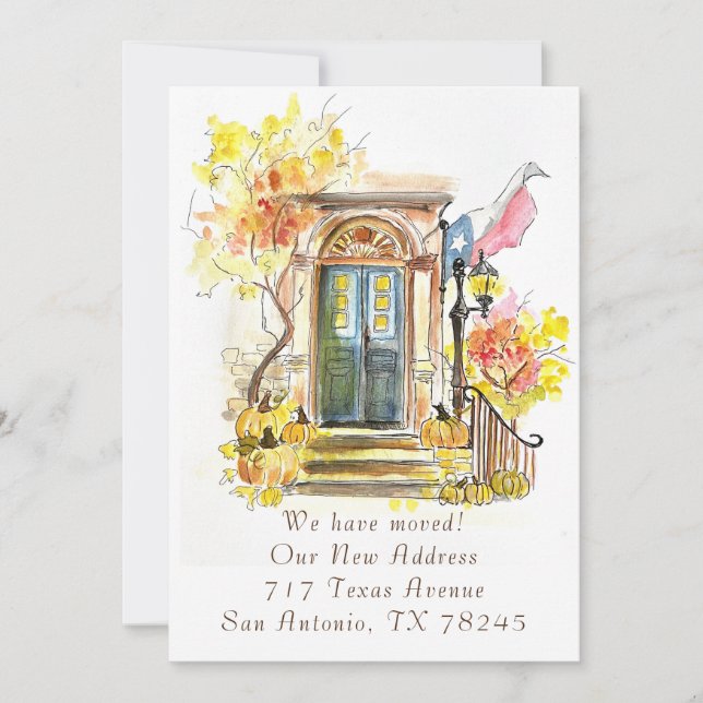 Flytta till Texas Announcement Inbjudningar (Framsida)