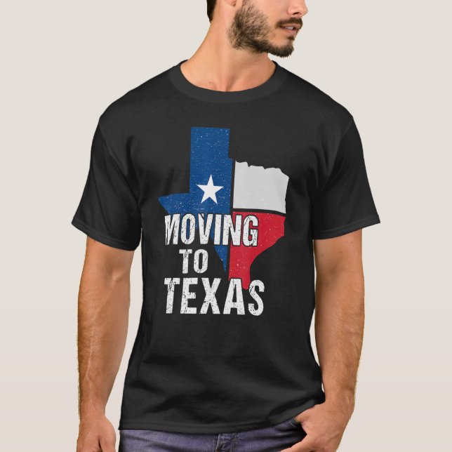 Flytta till Texas För manar Women Outfit T Shirt (Framsida)