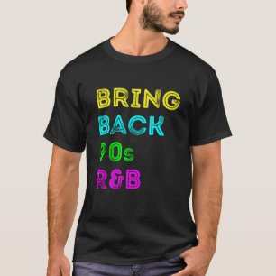 Flytta tillbaka 90s R B Vintage Färg Shirt T Shirt