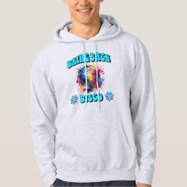 Flytta tillbaka disco hoodie