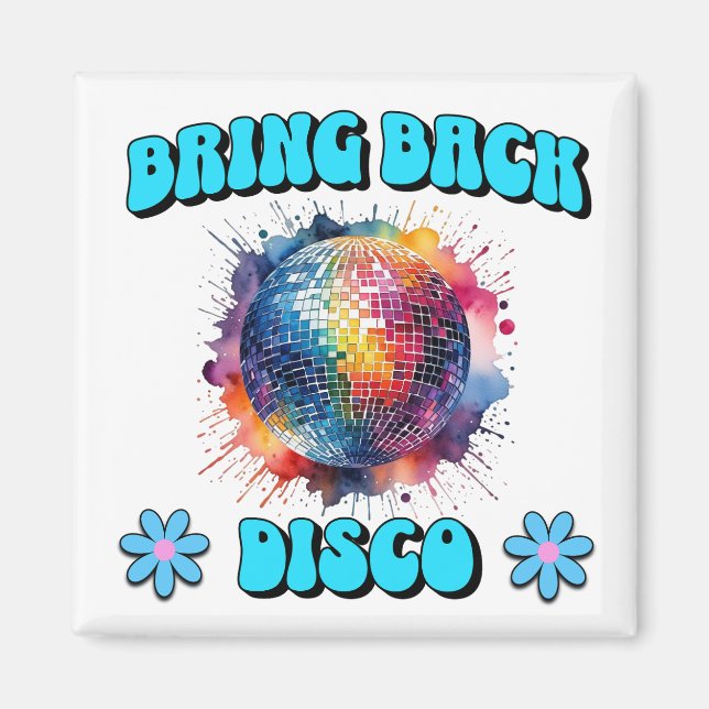 Flytta tillbaka disco magnet (Framsidan)