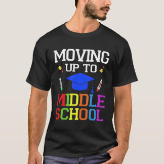 Flytta upp till Mitten-skolan Eletary School Gradu T Shirt